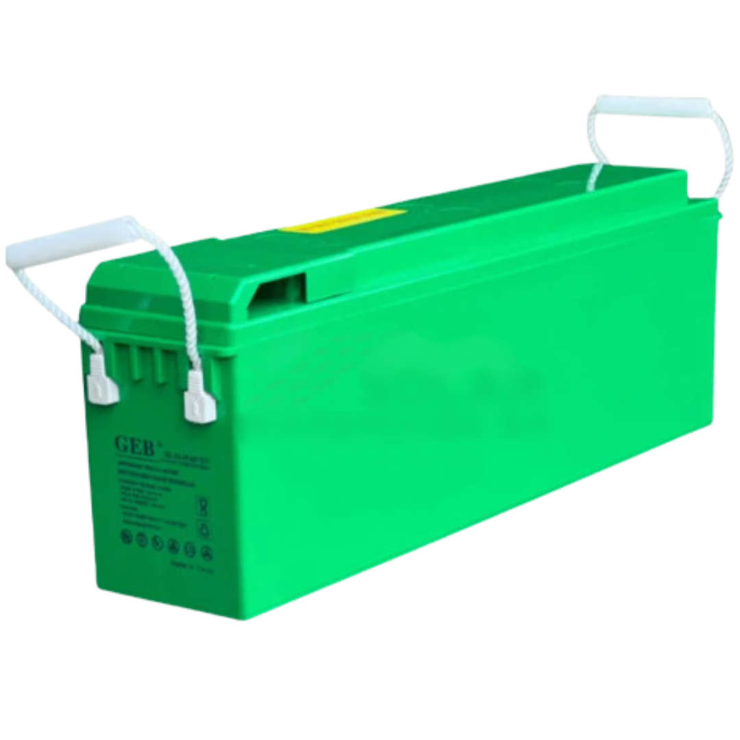 GEB deep cycle 12v 100ah gel slimline battery