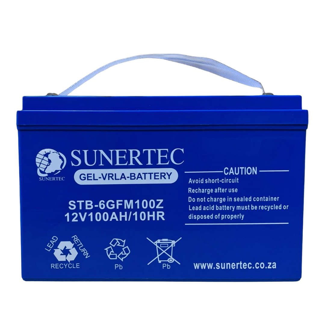 Sunertec 12v 100ah deep cycle gel battery