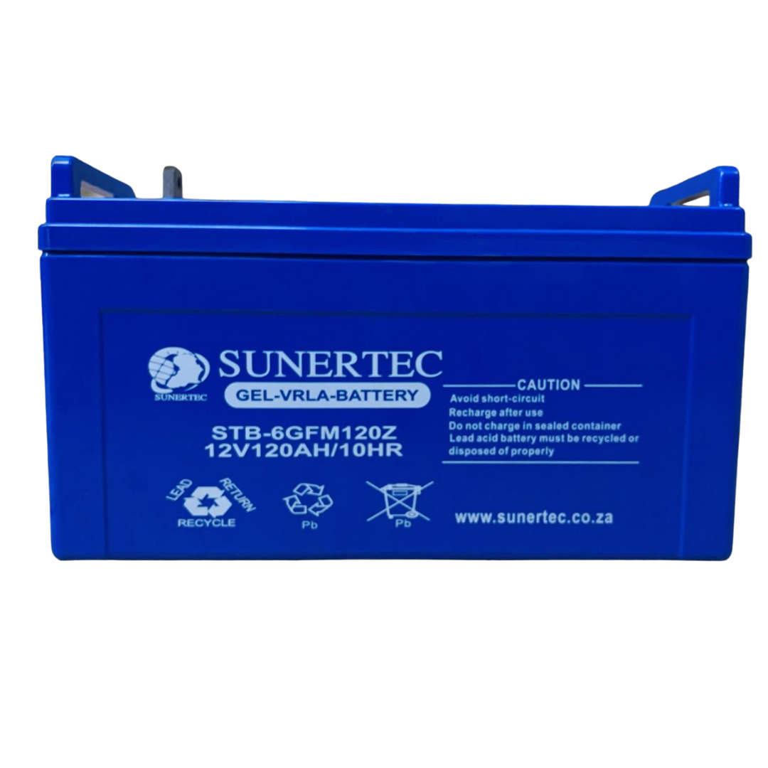12V 120AH Deep Cycle Gel Battery - Sunertec