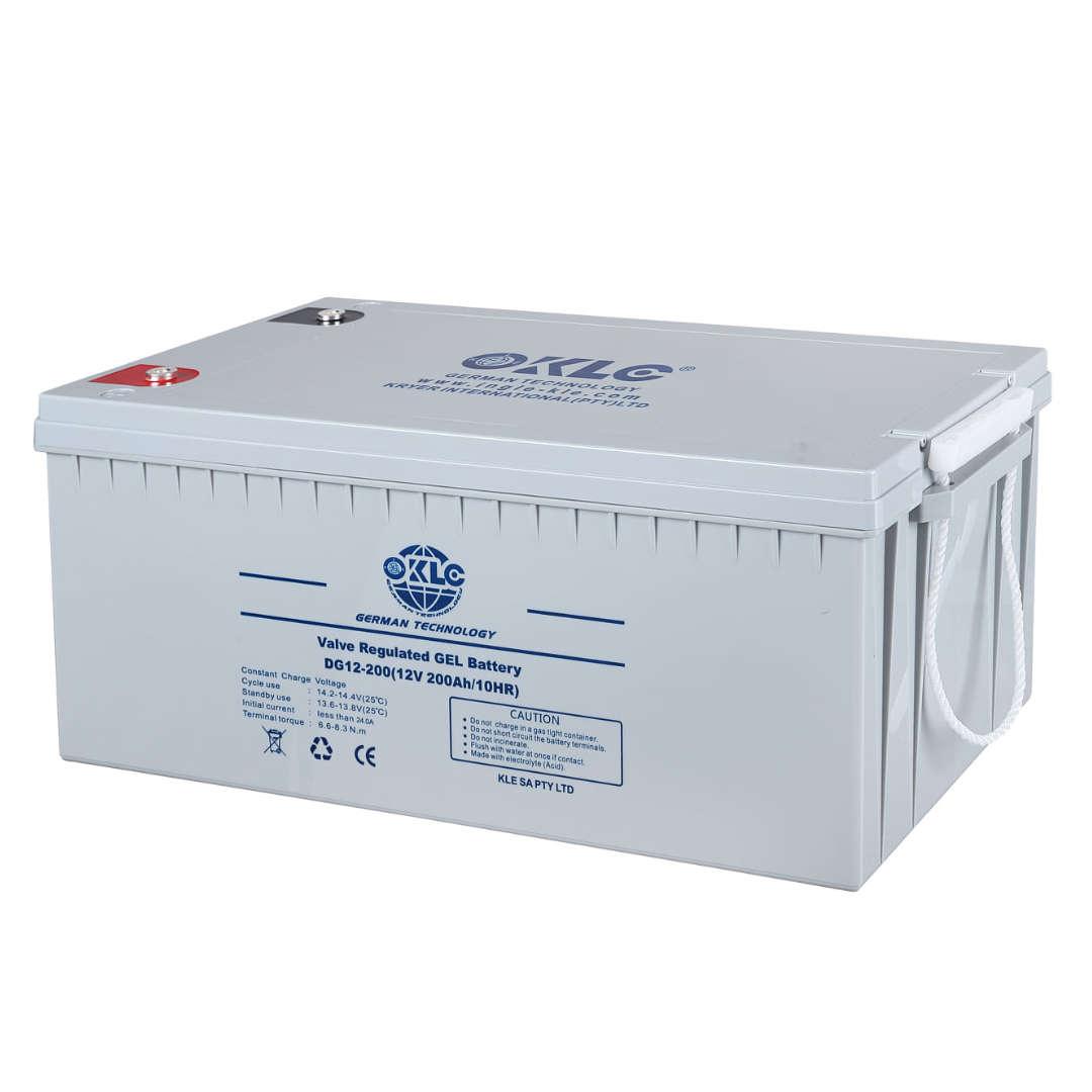 KLE 12v 200ah 20hr deep cycle agm battery - 4 pcs