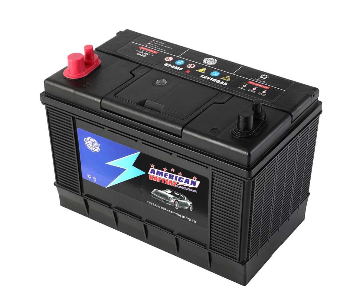 12V105AH 674 Car Battery - Ingle