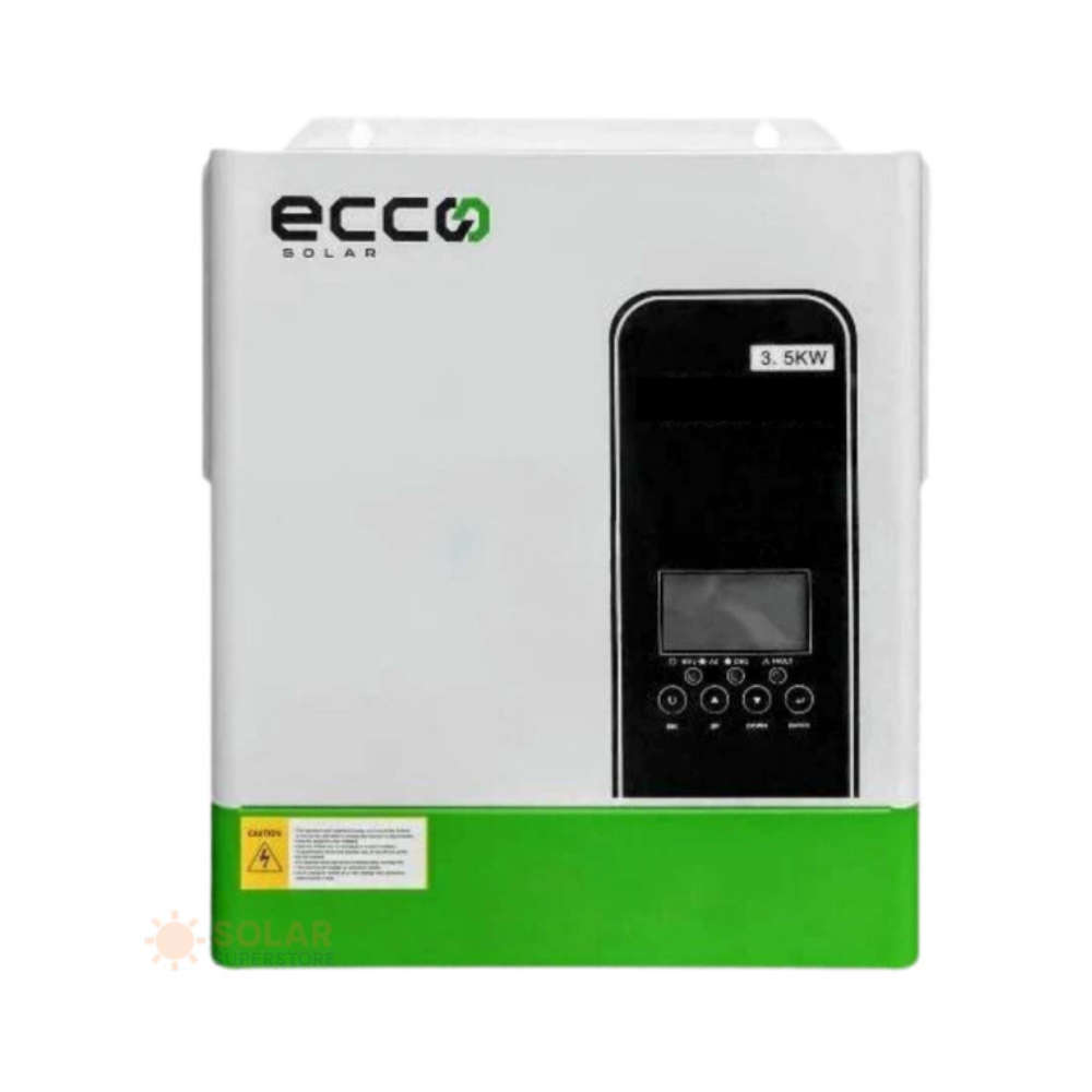 HYBRID INVERTER 24V 3.5 KVA 3500W MPPT 100A INVERTER PURE SINE WAVE - ECCO
