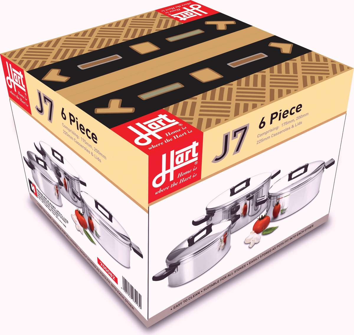 Hart - J7 Cookware - Set of 6