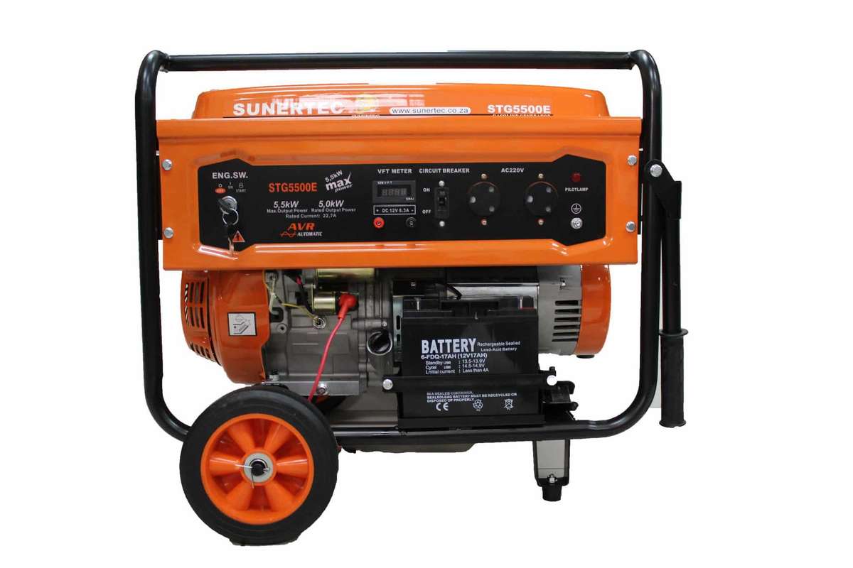 5.5KW Petrol Generator with Key Start