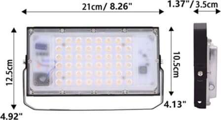 Portable Waterproof DC 12 Volt LED Flood Light 50 Watt
