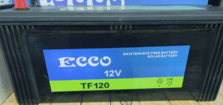 12V 120ah Deep Cycle Solar Battery - ECCO TF120