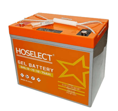 12V 75AH Gel Battery - Hoselect