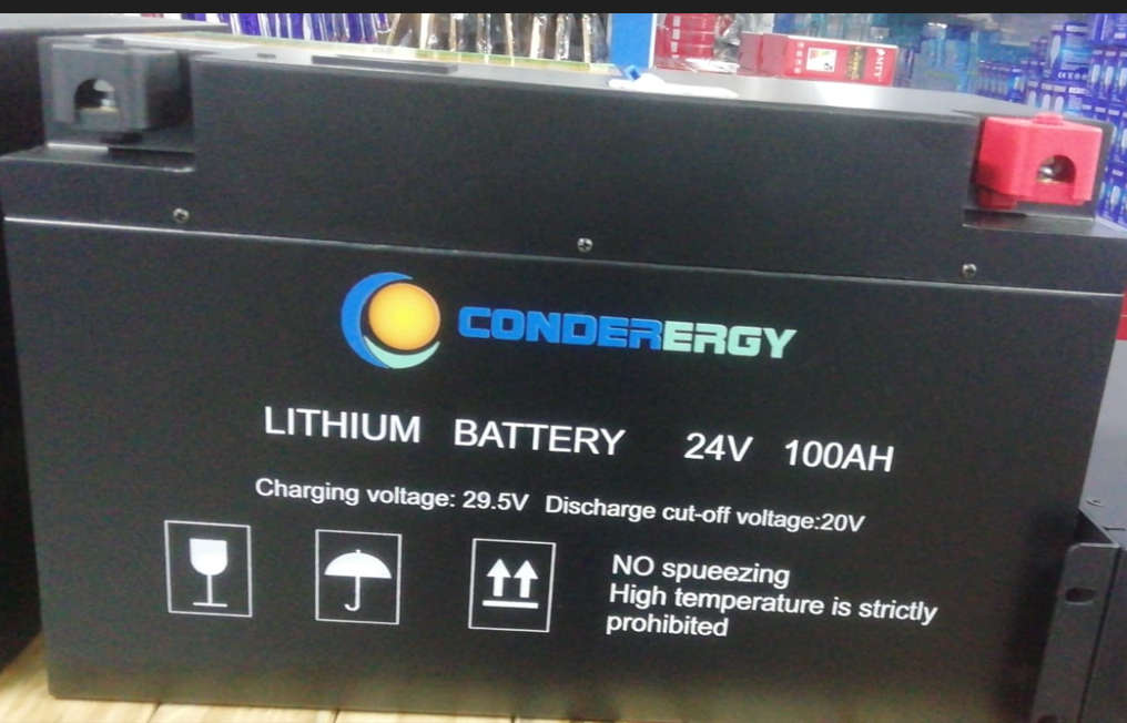 Lithium 24V 100AH Battery - Conderergy