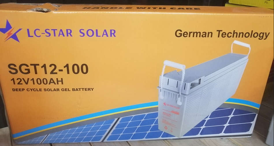 12V 100AH Deep Cycle Gel Battery - LC Star Solar