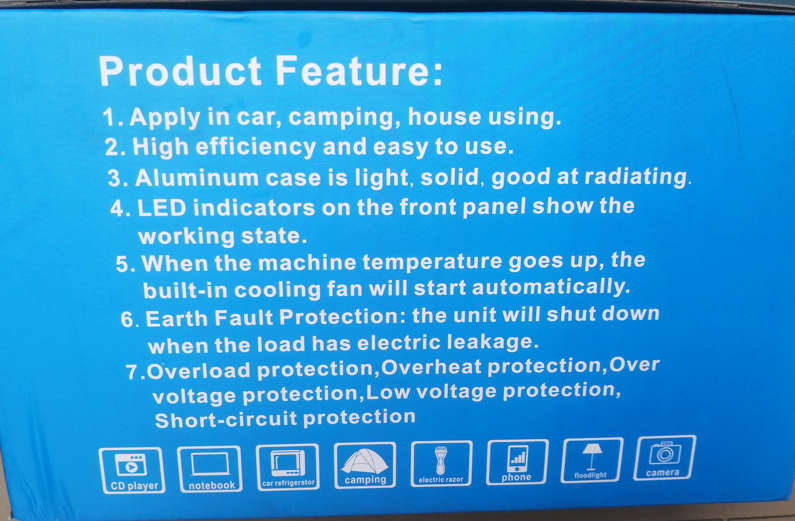 Inverter Modified Sine Wave 12 Volt 2000 Watt
