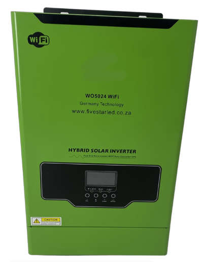 24V MPPT 5KVA Pure Sinewave 120A Hybrid Inverter - FIVESTAR