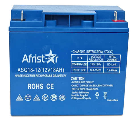 12V 18AH Gel Battery - Afristar