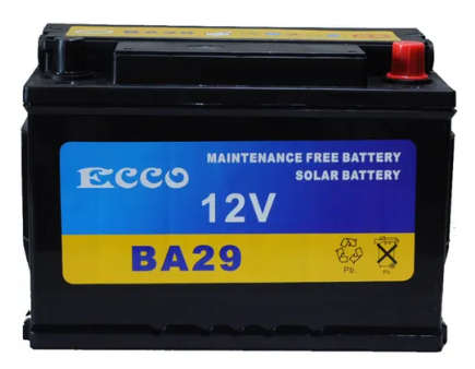 12V 29AH Maintenance Free Solar Battery - ECCO BA29