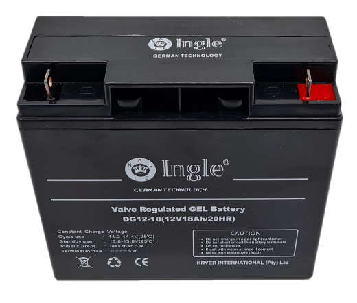 12V 18Ah Gel Battery - Ingle (**SALE**)