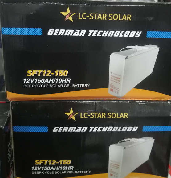 12V 150AH Deep Cycle Gel Battery - LC Star Solar Slimline