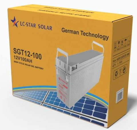 12V 100AH Deep Cycle Gel Battery - LC Star Solar