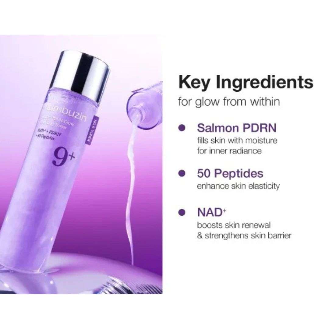 Numbuzin - No.9+ NAD+ PDRN Glow Boosting Toner 150ml