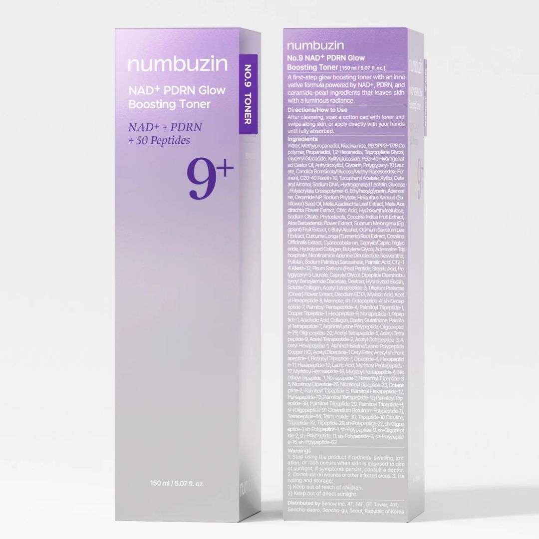 Numbuzin - No.9+ NAD+ PDRN Glow Boosting Toner 150ml