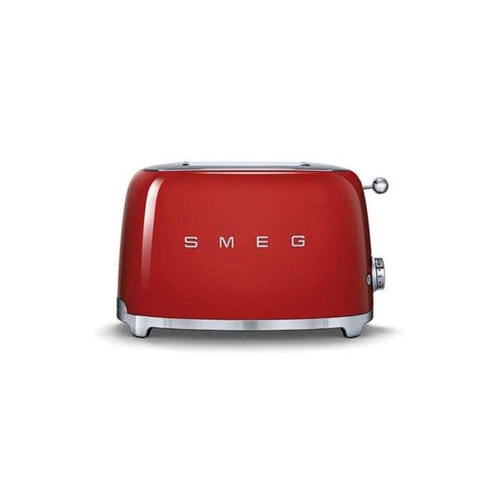 Smeg Red 50's Retro Style 2 Slice Toaster - TSF01RDSA