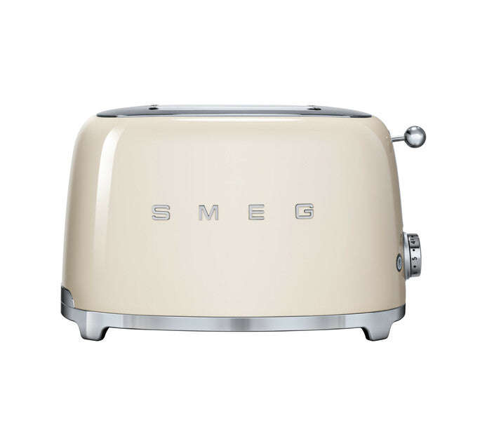 Smeg 2-Slice Retro Cream Toaster-TSF01CRSA
