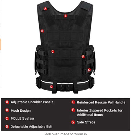 GloryFire Tactical Vest Modular