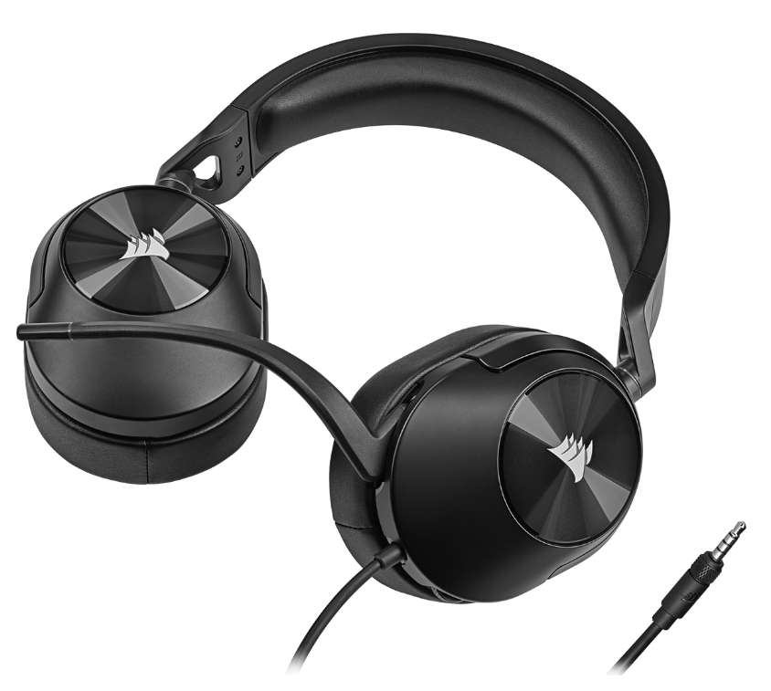 Corsair HS55 SURROUND Wired Gaming Headset  Black or White