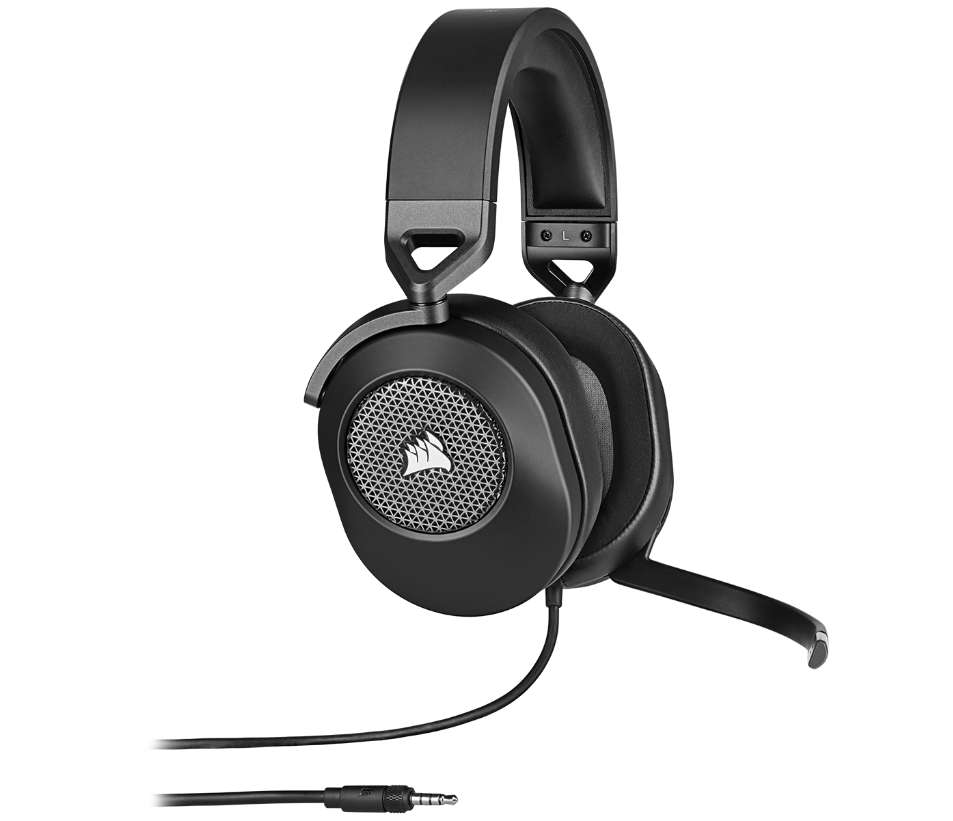 Corsair HS65 SURROUND Wired Gaming Headset - Black or White