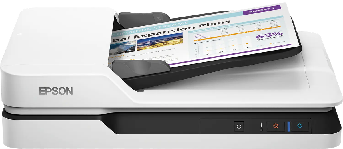 Epson WorkForce DS-1630 Flatbed Color Document Scanner - Unboxed