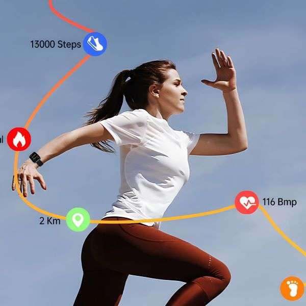 Oukitel BT103 Smartwatch - IP68 Rated + Bluetooth Calling