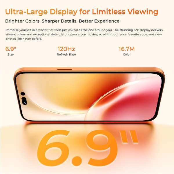 Oukitel C17 Plus 4G Smartphone - 120Hz Display + 64MP Camera