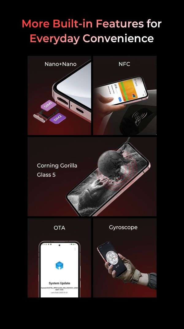 Oukitel WP210 5G Rugged Phone - AMOLED + Fast Performance
