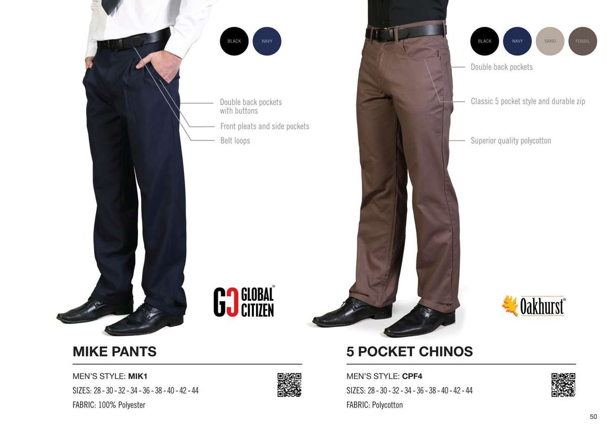 5 Pocket Chinos - Stone - While Stocks Last