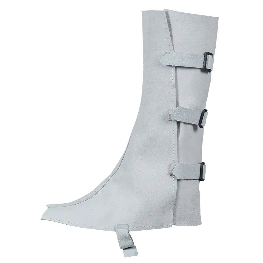 Chrome Leather Knee Spats
