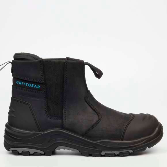 Slate  Crazy Horse Leather Safety Boot