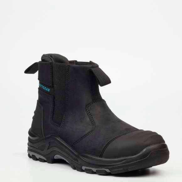 Slate  Crazy Horse Leather Safety Boot