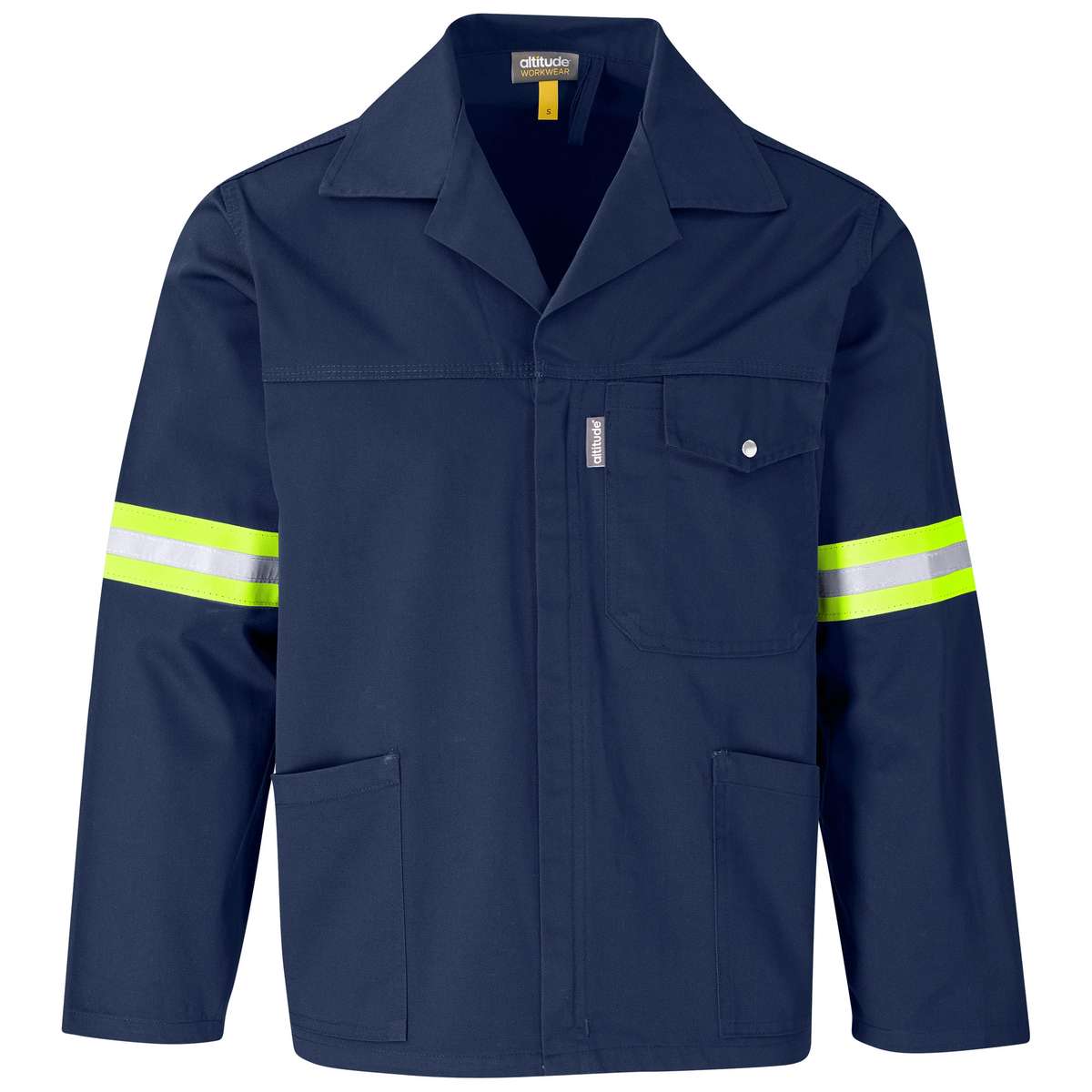 Site Premium Poly Cotton Jacket - Reflective Arms & Back