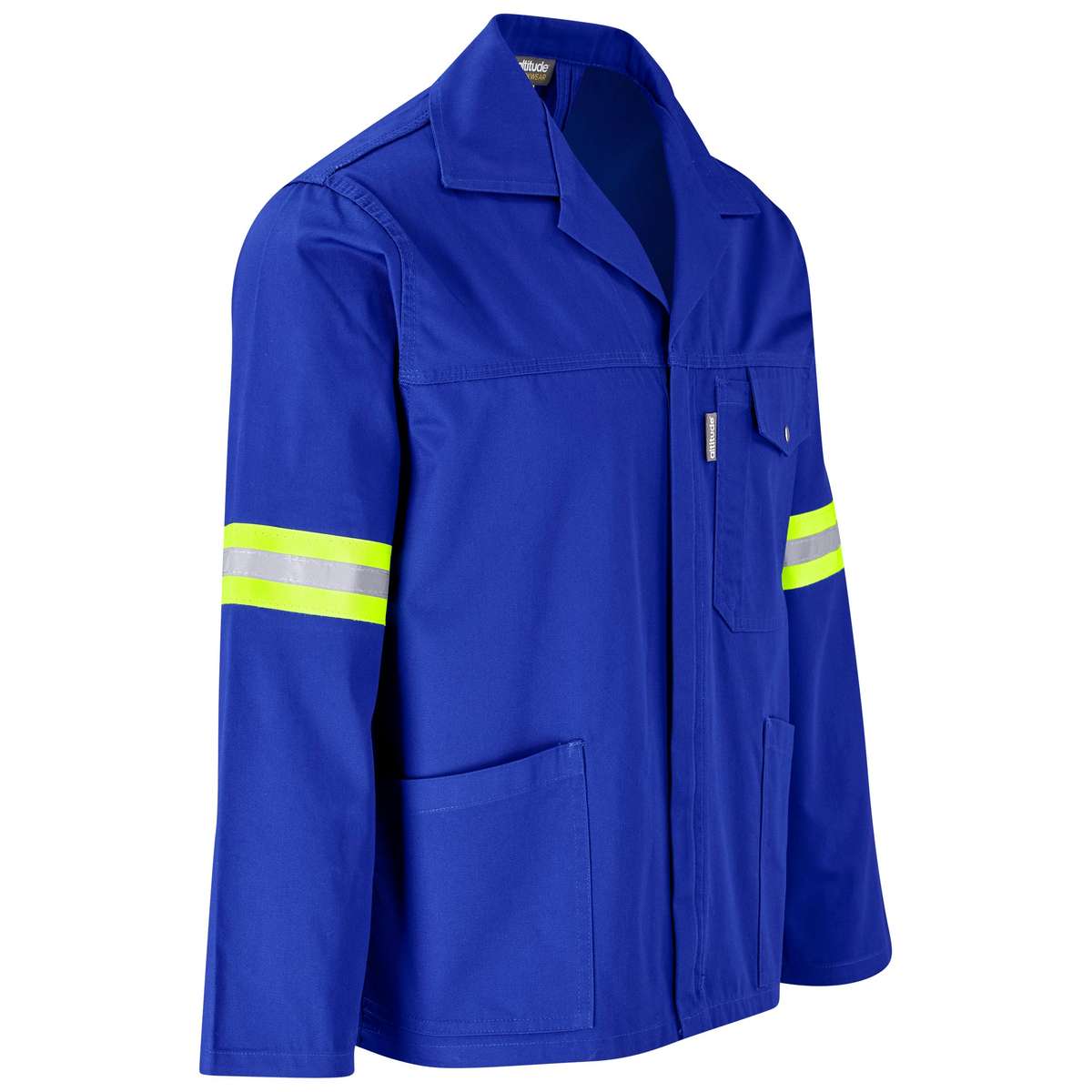 Site Premium Poly Cotton Jacket - Reflective Arms & Back