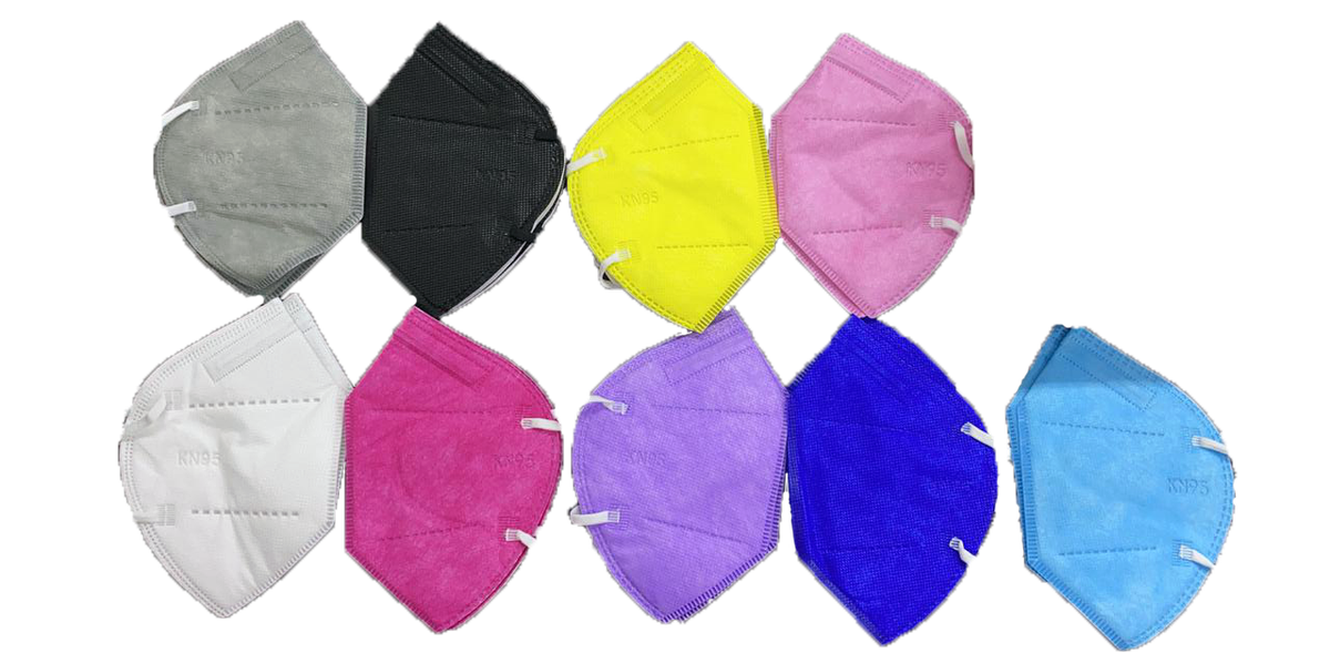 Coloured KN95 Non-medical Mask - 10 pcs per box