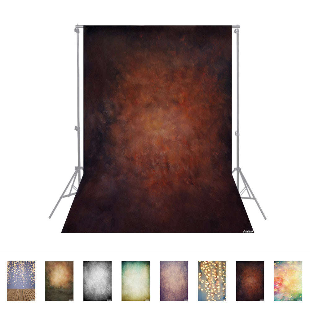 Andoer 1.5 * 2.1m/5 * 7ft Photography Background Brown Retro Wall Backdrop for DSLR Camera Photo Stu