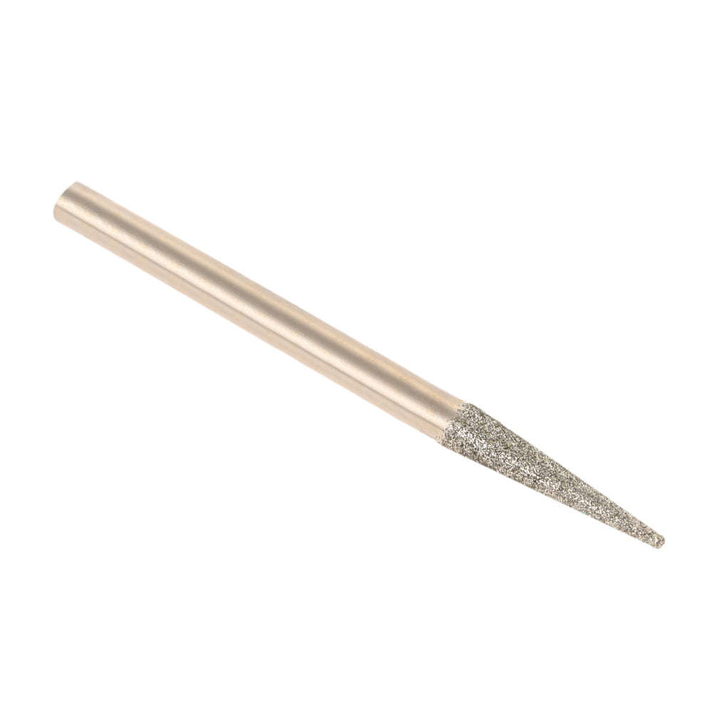 Electroplated Diamond Grinding Heads 30pcs 3mm Burrs Bur Bit Set for Rotary Tool Set Electric Grindi