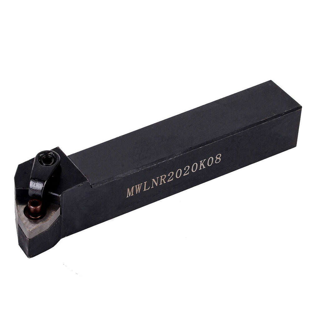 MWLNR2020K08 Holder + 10Pcs WNMG080404 Carbide Inserts + Wrench for Lathe Turning