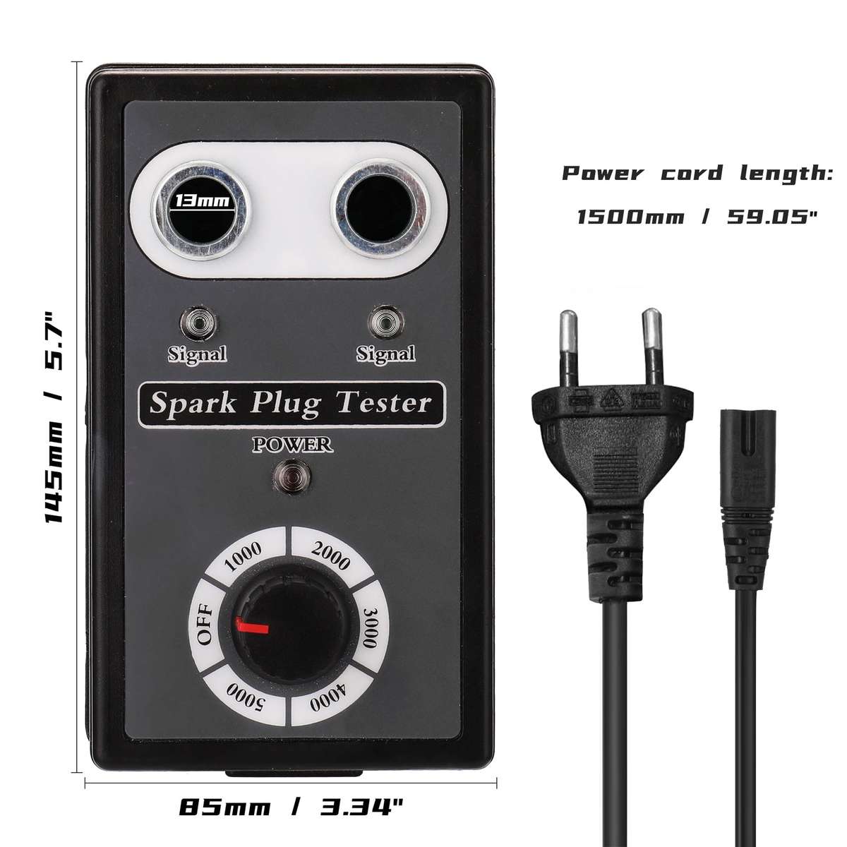 Automotive Diagnostic Scanner Gasoline Vehicle Plug Analyzer Spark Plugs Tester Dual Hole Ana