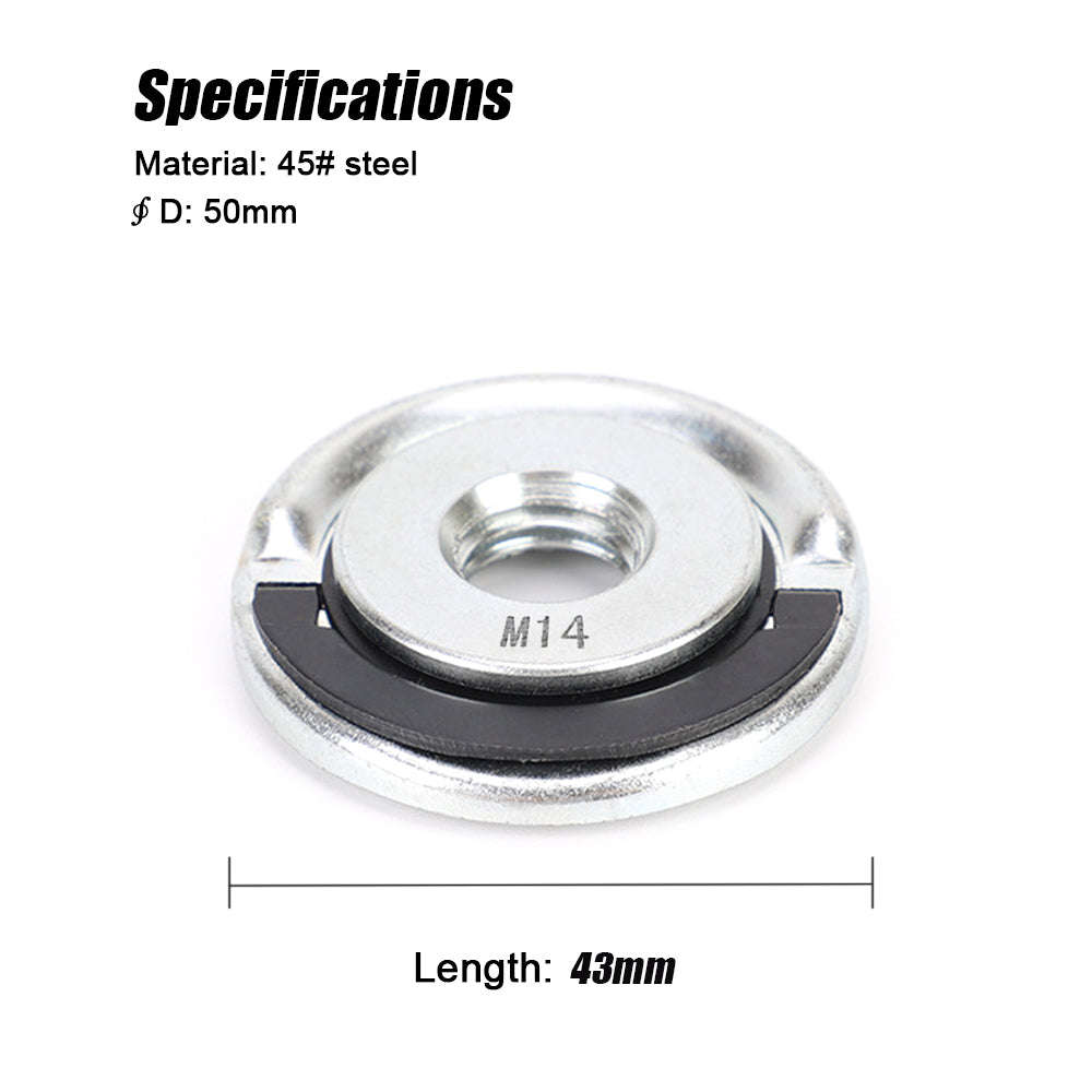 Nuts Angle Grinder Locking Nuts Angle Grinder Accessory Quick Utility Clamping Tool M14 14mm S