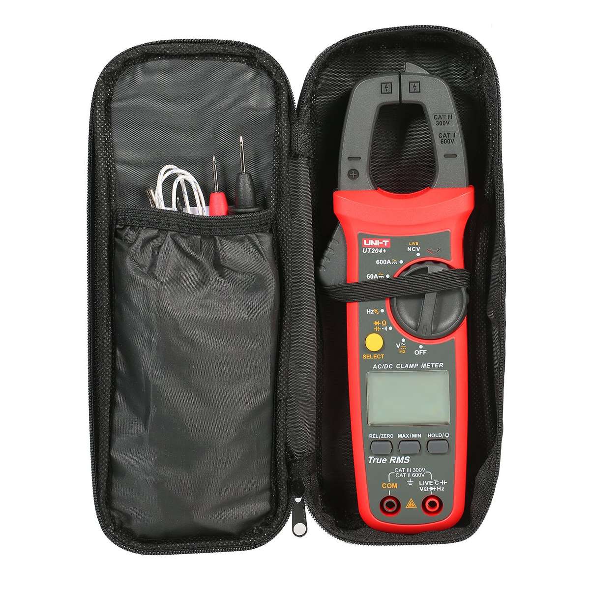 UNI-T UT204+ 6000 Counts Digital Clamp Meter True RMS Multimeter Clamp Ammeter Voltage Meter N