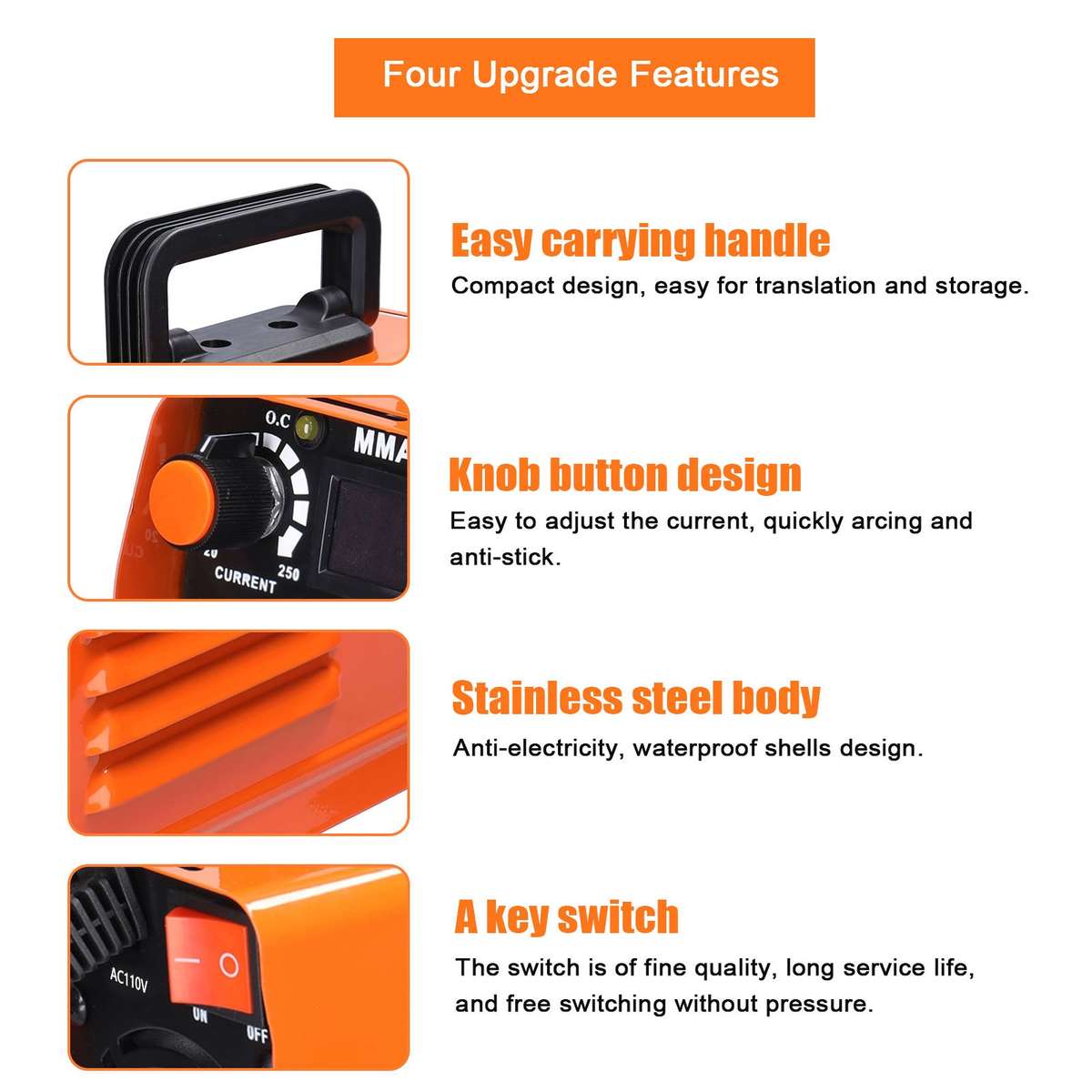 MMA-250 Electric Welding Machine Household Mini Manual Welding Machine Direct Current Welding Machin