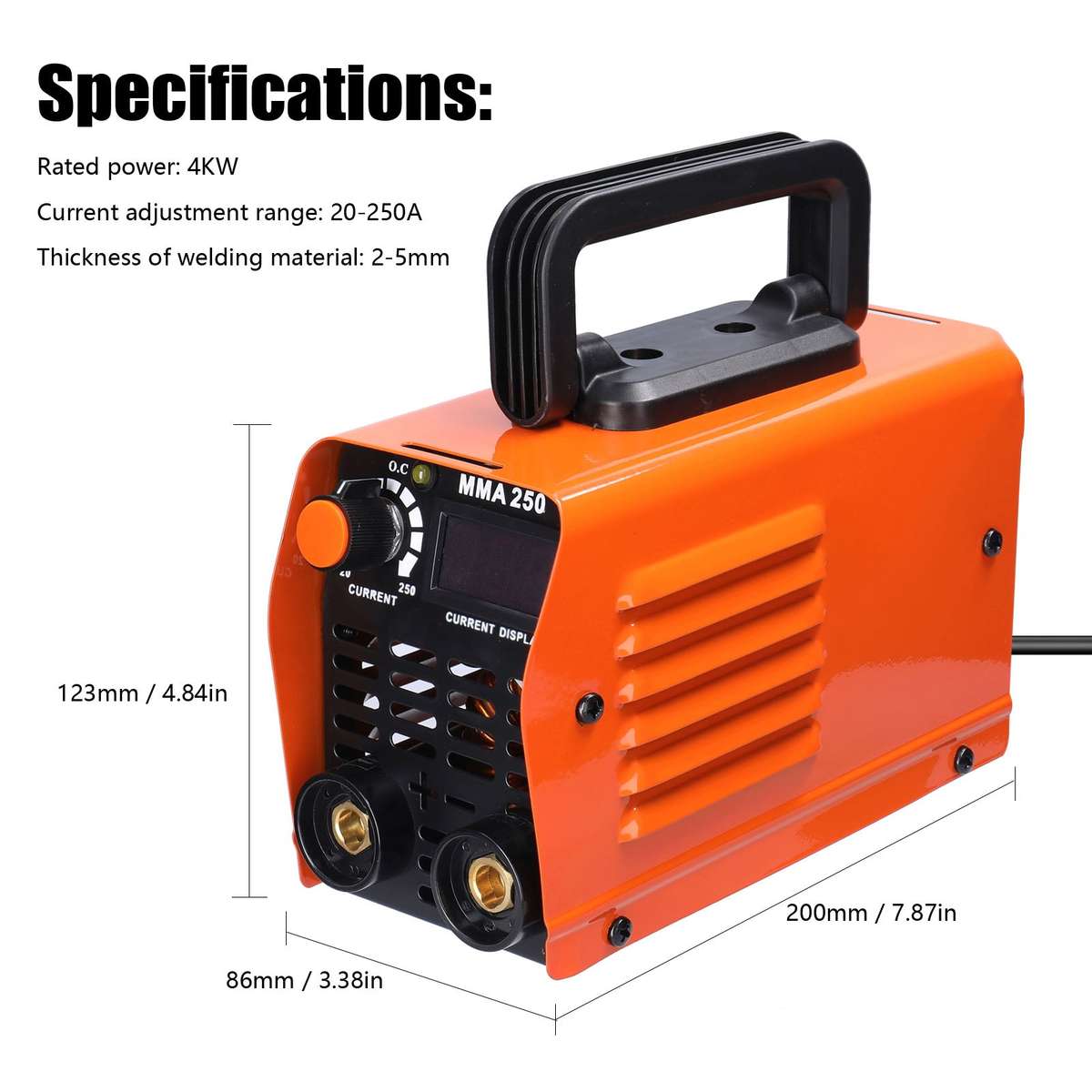 MMA-250 Electric Welding Machine Household Mini Manual Welding Machine Direct Current Welding Machin