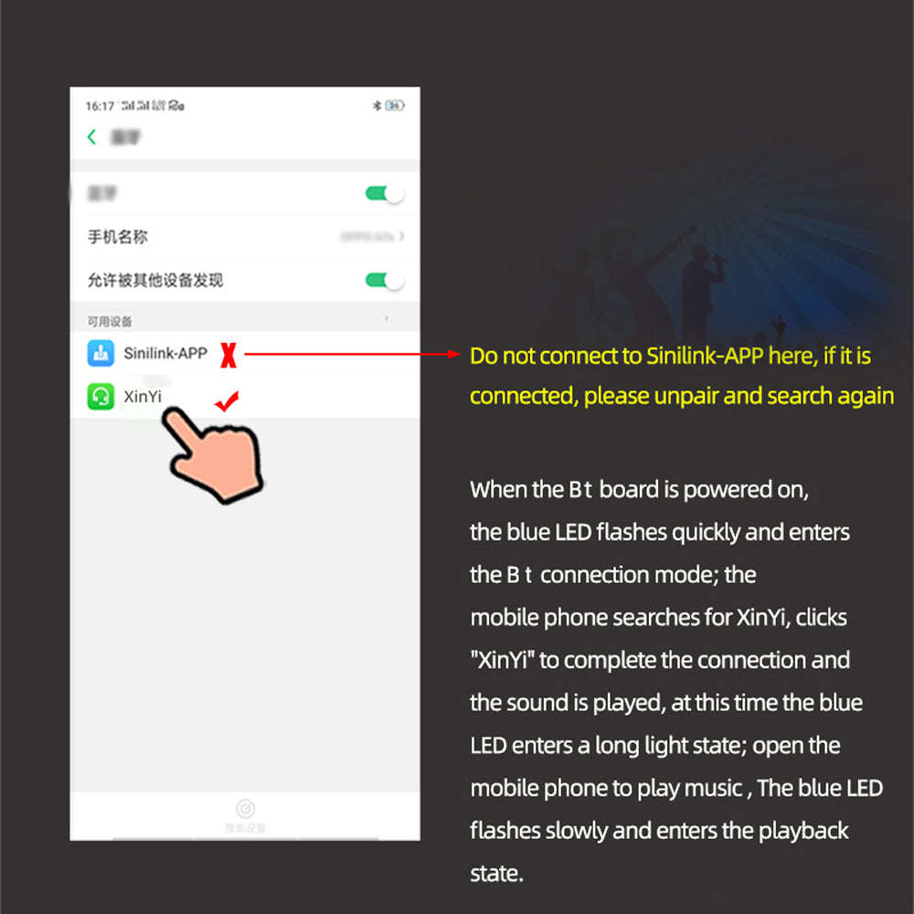 50Wx2 BT 5.0 Wireless Audio Digital Power Amplifier Infinite Tuning Stereo Board Amp Dual Chan