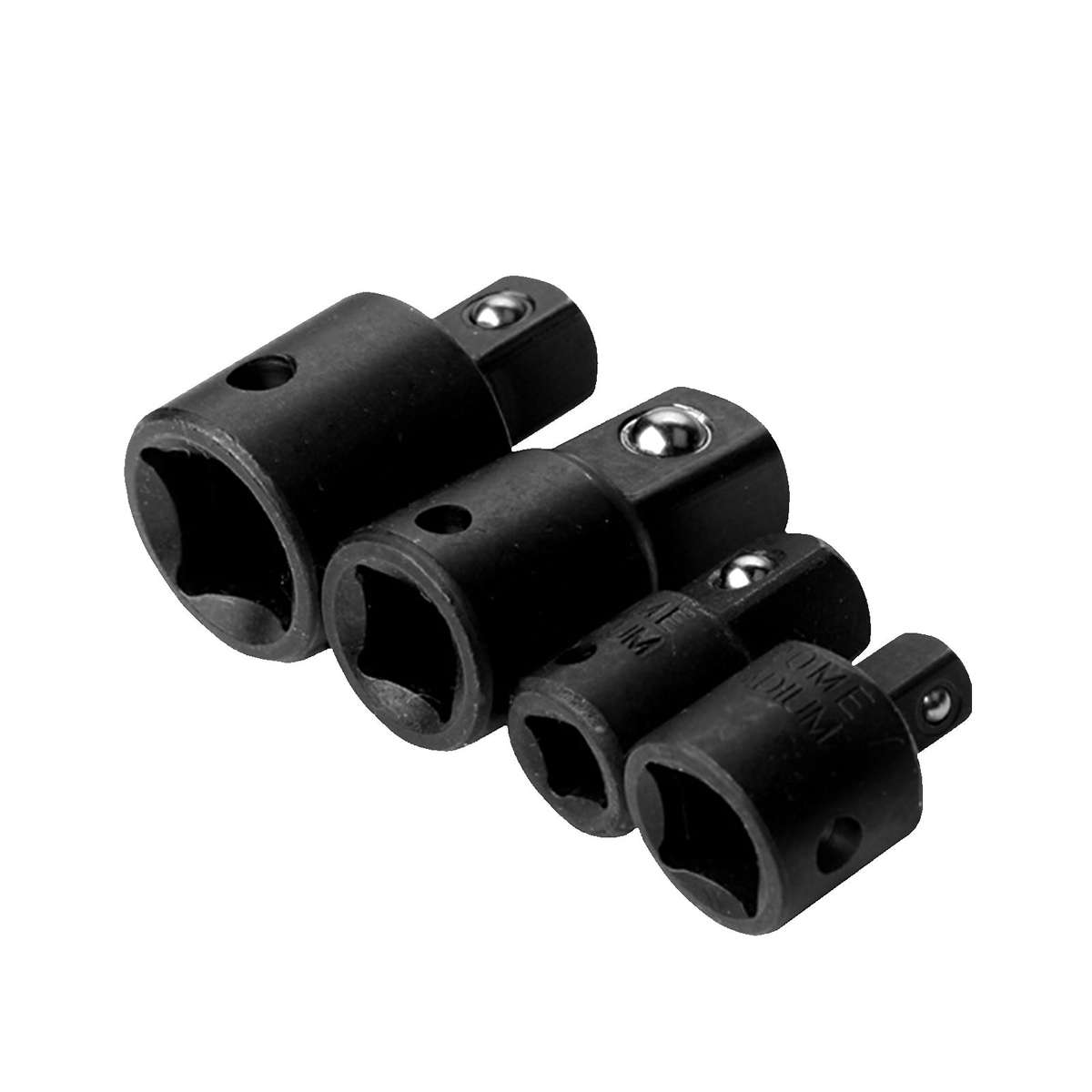 4 PCS Impact Socket Adapter Reducer 1/4-Inch 3/8-Inch 1/2-Inch Impact Driver Conversions Steel Power