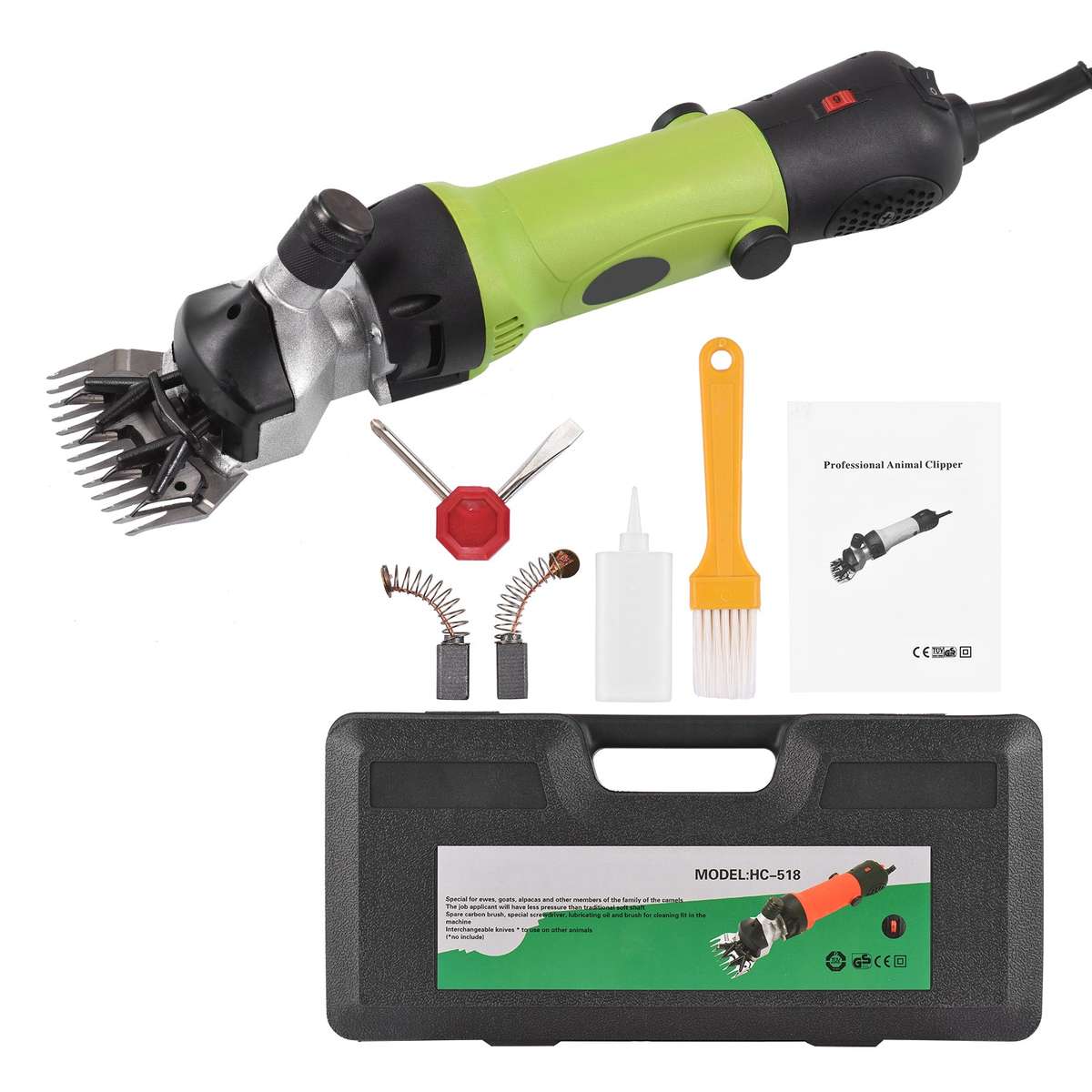 680W Professional Animal Clipper Sheep Shears Electric Clippers 6 Speeds Corded Electric Sheep Goat