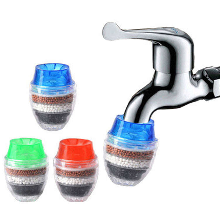 Faucet Water Filter Purifier Kitchen Tap Filtration Activated Carbon Removes Chlorine Fluoride Heavy